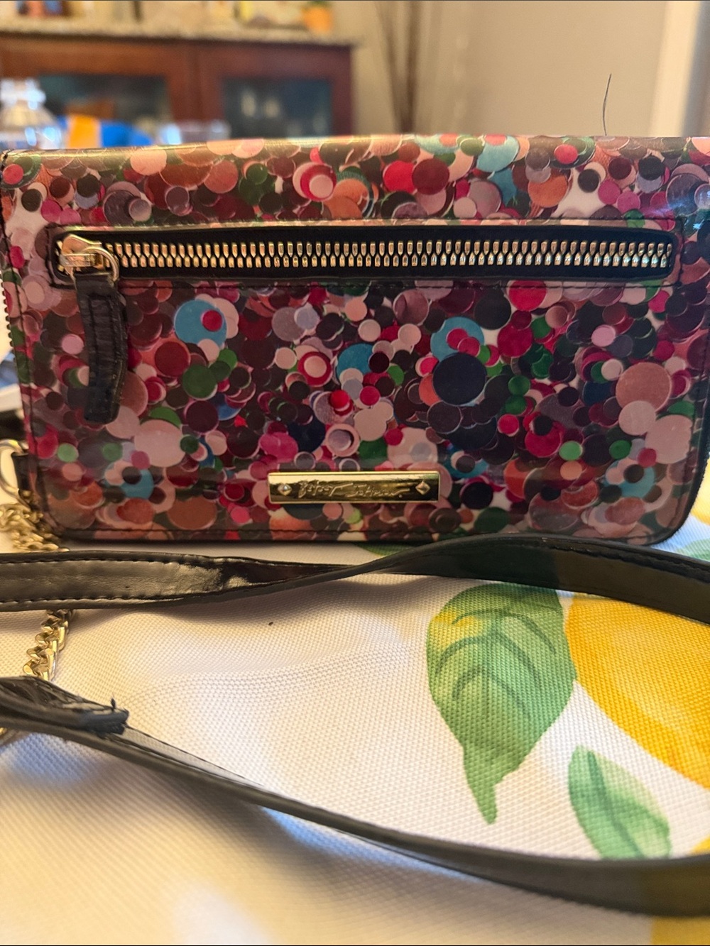 Betsey Johnson ~XOMADDY Multicolor Confetti Crossbody Bag